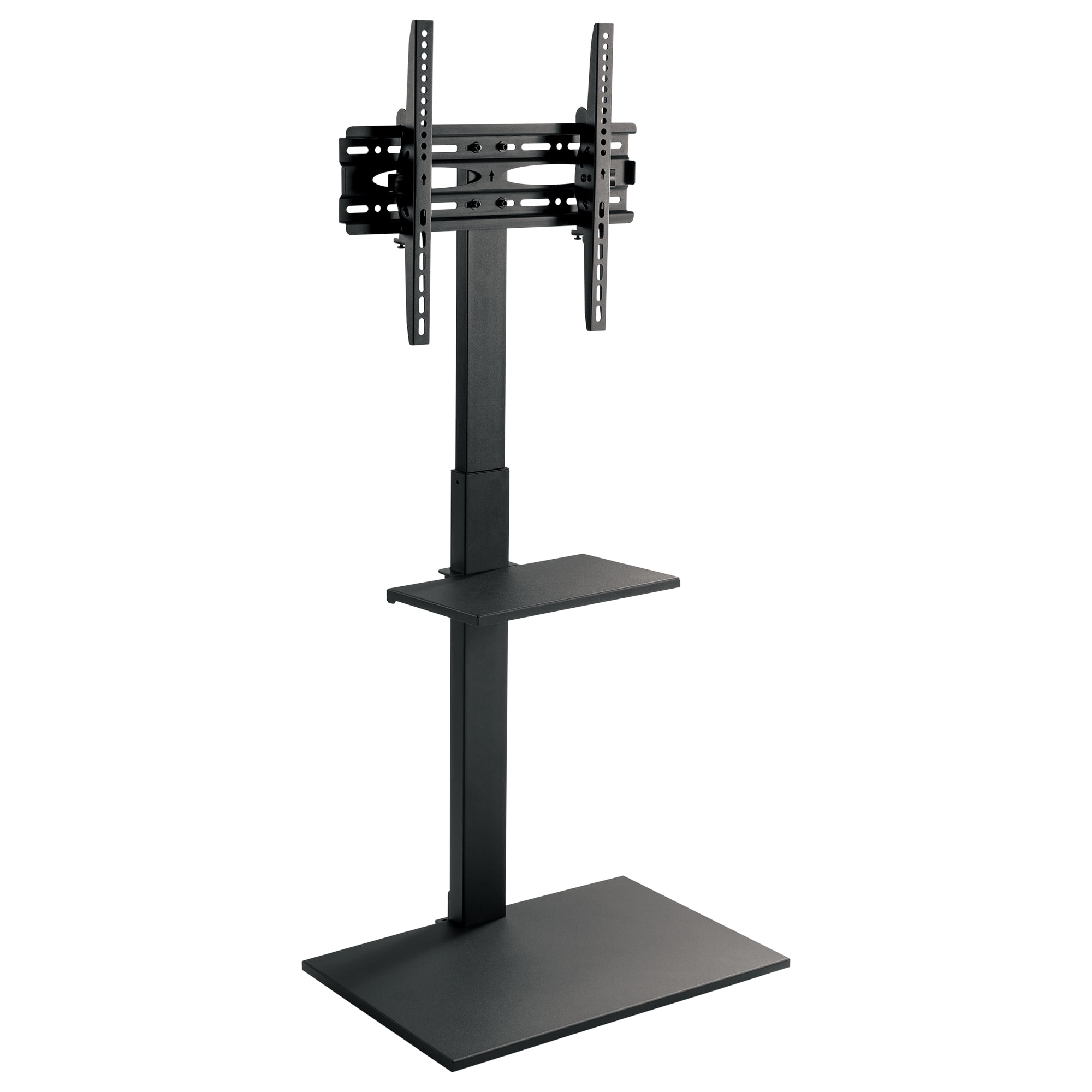 Mountit! TV Stand Fits 32"55" TV Height Adjustable with Shelf