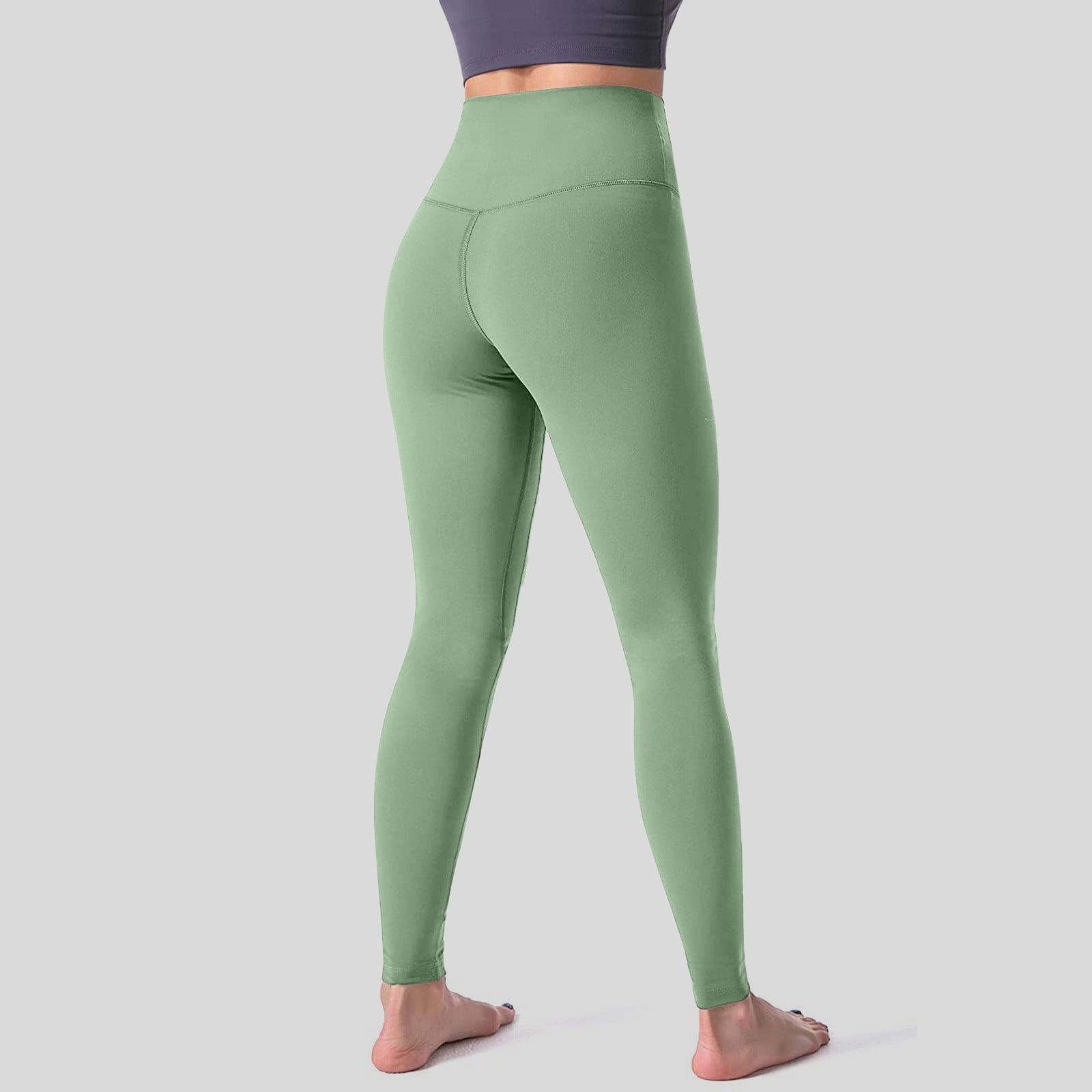 High Waisted Leggings for Women Pants Sports Pants Peach Tight