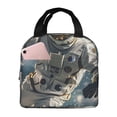 thumbnail image 1 of Easygdp Astronaut Soccer Field Bolsa Térmica Premium - Tela Oxford Impermeable, Gran Capacidad, Bolsillo Frontal, Unisex para Trabajo, Escuela, Actividades al Aire Libre y Picnics, 1 of 8