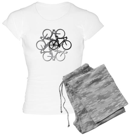 

CafePress - Bicycle Circle - Women s Light Pajamas