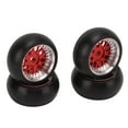 thumbnail image 2 of RC Tire, Easy Installation For 1/28 RC Tire  For K989 For MINI D Red, 2 of 8