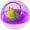 Purple, variant on Plastic Bird Nest Chewproof Small Bed with mat Hanging House Hut Bird Cage Breeding Hatching Nest Washable Parakeet Nest for Parrot Budgie Love Bird Canary (Green)