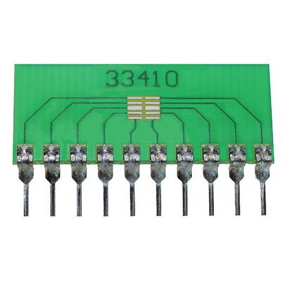10 Pin SIP Surface Mount Integrated Circuit Adapter (1" x 0.4")