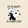 thumbnail image 4 of Inktastic My Daddy's 1st Fathers Day Boys Baby T-Shirt, 4 of 5
