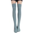 thumbnail image 4 of Lian LifeStyle Womens 3 Pairs Adorable Thigh High Cotton Socks Size 6-9 LLS1025, 4 of 4