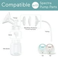 thumbnail image 6 of Paruu Pump Parts Compatible with Spectra S1/S2/9 Plus, Not Original Accessories, Replacements Include Tubing and Bottle, 2 Set, 6 of 6