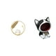 thumbnail image 1 of Escultura de gato con bola de cristal, figura de metal, adorno de escritorio, estatua, soporte, arte, artesanía, entrada, llavero, dulcero, centro de, 1 of 8