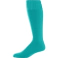 thumbnail image 2 of Augusta Sportswear 6021 Youth Game Socks,One Size,Teal [Teal, One Size], 2 of 2
