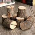 thumbnail image 2 of 10PCS Wedding Table Photo Holder Props Crafts Ornaments Rustic Decoration Weeding Decor Creative Wooden,3.3CM, 2 of 5