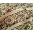 thumbnail image 4 of oneOone Silk Tabby Fabric Leaves & Floral Block Printed Craft Fabric BTY 42 Inch Wide, 4 of 4