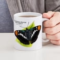 thumbnail image 6 of CafePress - California Sister Butterfly Mug - 11 oz Ceramic Mug - Novelty Coffee Tea Cup, 6 of 6