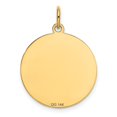 thumbnail image 4 of FB Jewels 14k Golden Retriever Disc Charm, 4 of 4
