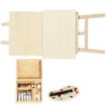 thumbnail image 2 of Miangastore 1 Ensemble de Kit de Chevalet Miniature Ornement de Chevalet Mini Maison Modèle de Chevalet Miniature Déco de Mini Maison, 2 of 8