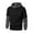 Black, variant on Puliio Mens Hooded Sweatshirt Clashing Colours Drawstring Pullover Jacket With Pocket Casual Style Trendy Long Sleeve Oversize Hoody Sweatshirts