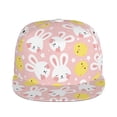 thumbnail image 2 of Haiem Rabbit And Chick Classic Snapback Cap Flat Bill Hat Baseball Cap Adjustable Size Cotton Dad Hat, 2 of 9