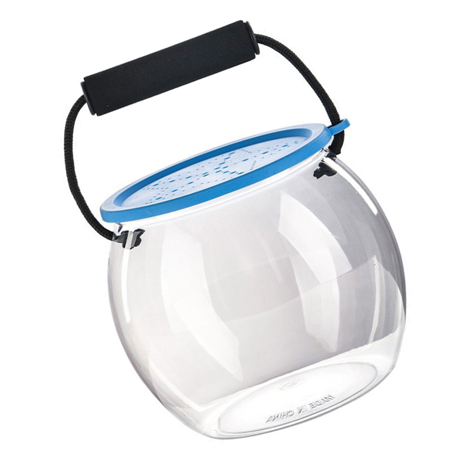 Convenient Fish Transport Container Small Fishtanks For Beach Use Safe Clear Lid Aquarium Carriers For Home Travel Use