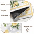 thumbnail image 6 of 2'x6' Rug Runners for Hallways Kitchen, Lemon Yellow Non Slip Entryway Beside Floor Carpet Runner, Modern Country Flower Floral Summer Spring Washable Laundry Room Bedroom Throw Rugs Mat, 6 of 8