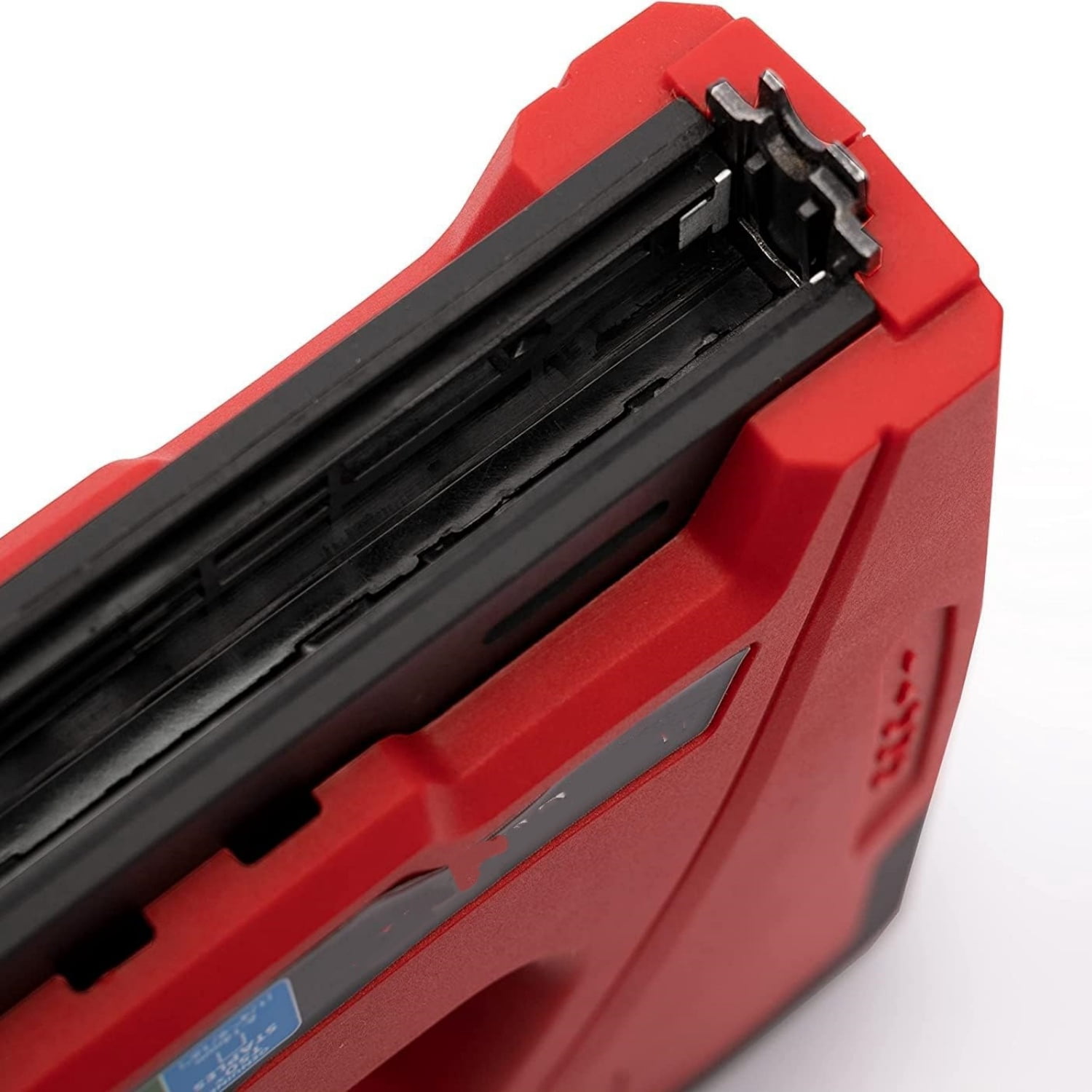 5-In-1 Professional Staple and Nail Gun, Battery Powered Wire Stapler and Brad Nailer for Upholstery, Framing, Roofing, Crafts, Fencing, Cable, Black/Red