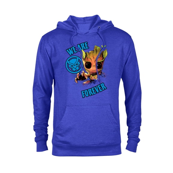Marvel 85th Anniversary Groot Black Panther We Are Forever - Pullover Hoodie for Adults - Customized-Navy