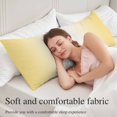 thumbnail image 5 of Yellow Ombre Body Pillow Covers 20"x54", Modern Gradient Abstract Art Soft Brushed Microfiber Breathable Throw Pillow Covers, Decorative Pillowcase with Zipper for Couch Sofa Bedroom Living Room, 5 of 9