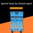 thumbnail image 2 of 114 Piece Automotive Oil Drain Plug Repair Kit, M13 M15 M17 M20 M22 Sizes, Thread Repair Tool Set with Carry, Drain Pans Automotive Rethreading Tools Kit for Car Maintenance, 2 of 7