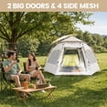 thumbnail image 2 of GVDV 2-3 Person Camping Tent, Instant Pop Up Tents for Camping- 60s Automatic Easy Setup Tent, Double-Layer Waterproof & Windproof Instant Tents for Hiking Backpacking, 2 of 10
