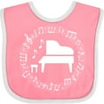 thumbnail image 3 of Inktastic Piano Student Music Teacher Gift Idea Boys or Girls Baby Bib, 3 of 4