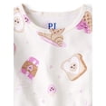 thumbnail image 2 of The Children's Place Girls Short Sleeve Hearts Print Snug Fit Cotton Pajamas, Sizes 4-16, 2 of 3