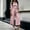 Pink women's 2 piece lounge set a1, variant on Cagogo Women's 2 Piece Set Long Sleeve Collared Shirt Wide Leg Pants Casual Outfit Solid Basic Tops Comfy Pants Matching Lounge Sets Travel Airport Clothes, Pink XL