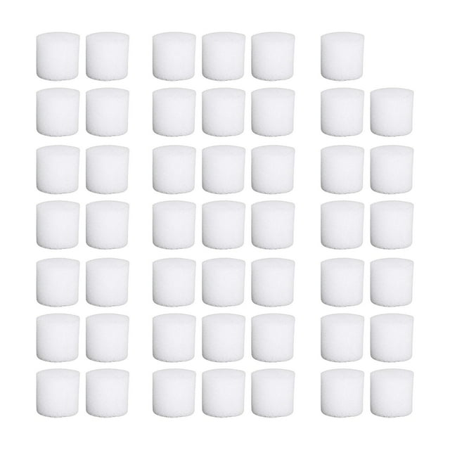 Esponjas hidropónicas Esponja de cultivo Sustrato de cultivo Apertura de borde multifuncional 5x3cm 48pcs