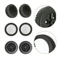 HONGDI Grill Wheels Replacement Parts Plastic Wheels 6 Inch BBQ