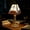B, variant on Modern Glass Lamp Seagull Table Lamp | Vintage Bedside Light | Gothic Style Stained Glass Table Lamp - Soft Warm Light Nightstand Lamp, Adjustable Brightness Home Decor with European Style