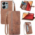 thumbnail image 1 of Funda billetera anti-golpes para GANGXUN Xiaomi Redmi Note 13 Pro 4G , ideal para día a día y trabajo, 1 of 5