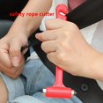 thumbnail image 2 of Lindbes 1pc Car Safety Hammer  2 In 1 Emergency Escape Tool With Window Breaker And Seat Belt Cutter  Escape Hammer  Safety Emergency Car Escape Tool For Family, 2 of 6