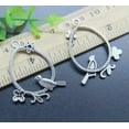 thumbnail image 2 of U8MO 10~30pc Retro Bird Flower Alloy Charms Pendant Jewelry Making DIY 40*31mm-30pcs, 2 of 8