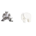 thumbnail image 1 of Figuras de búho, artesanías de animales artificiales, estatua de búho moderna, figura de , estatua de hecha de resina y cerámica, ade, 1 of 8