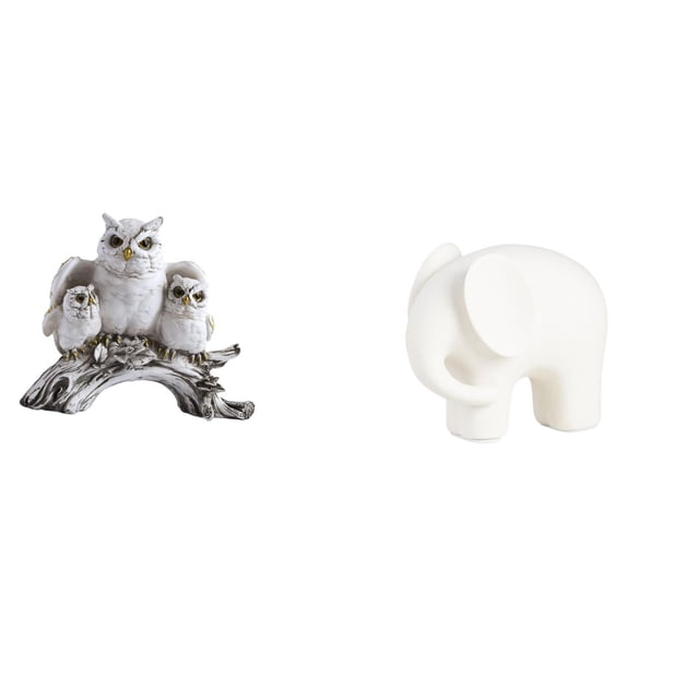 Figuras de búho, artesanías de animales artificiales, estatua de búho moderna, figura de , estatua de hecha de resina y cerámica, ade