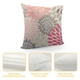 thumbnail image 4 of GOSMITH  Pink Gray Dahlia Flower Throw Pillow Cover Circle Dots Floral Beautiful Classic Modern Petal Pillow Case Decorative Men Women Boy Girl Room Cushion Cover for Home Couch Bed, 4 of 5