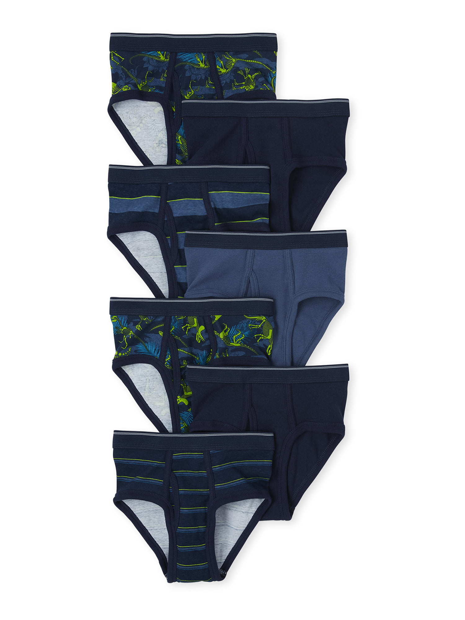 The Childrens Place Big Boys 7 Pack Novelty Printed Brief Set