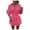 Hot Pink, variant on Womens Shirts Dressy Casual Going Out Tops for Women Fall Long Sleeve Print Dress Mini Dress Womens Tshirts Trendy White S
