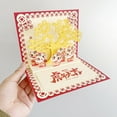 thumbnail image 2 of GENEMA 2022 Chinese New Year 3D Pop Up Card Cartoon Tiger Greeting Cards with Envelope for Spring Festival Party Decoration Handmade Gift, 2 of 11