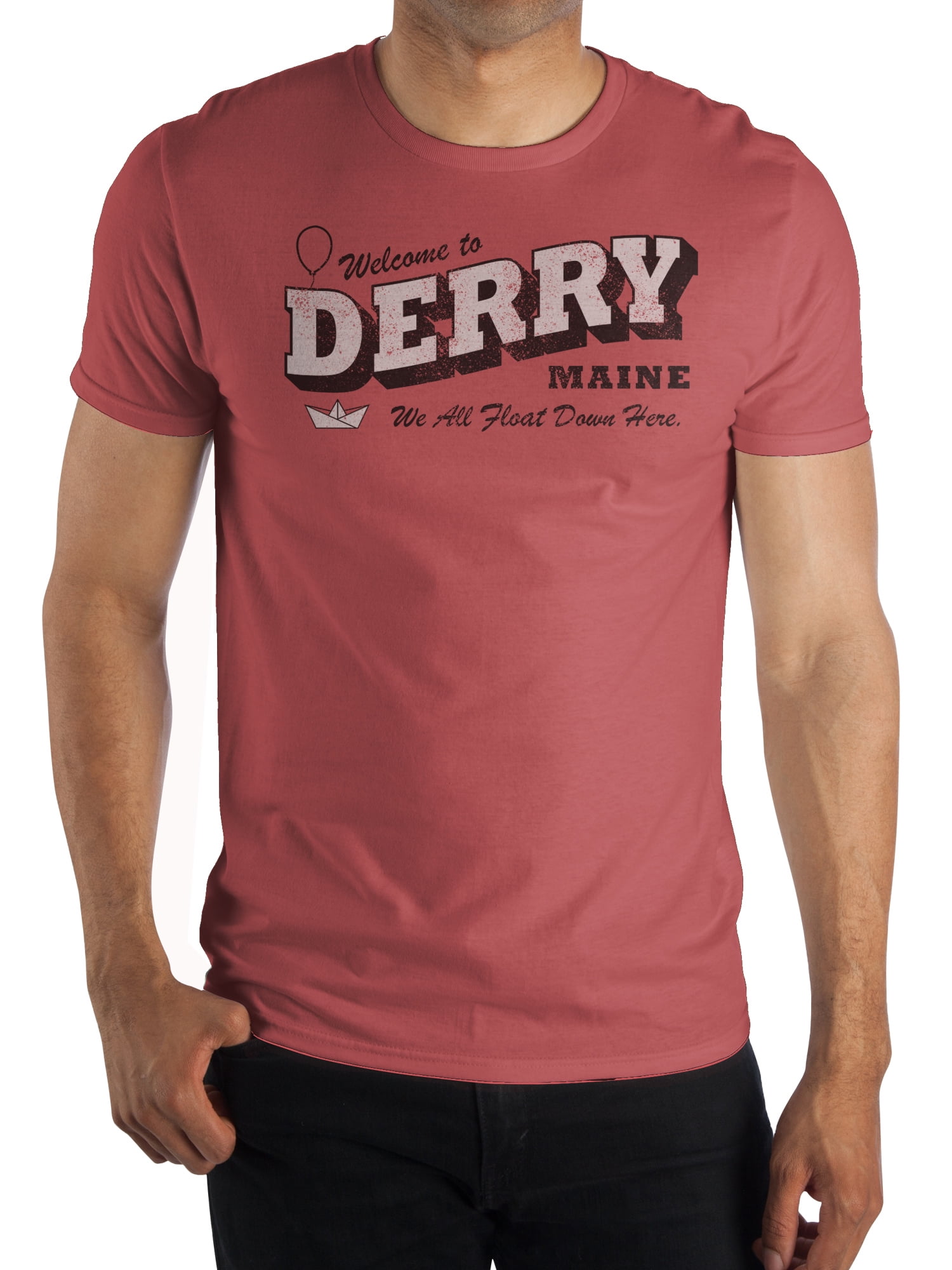 Pennywise IT Derry Maine Men's and Big Men's Graphic T-shirt - Walmart.com