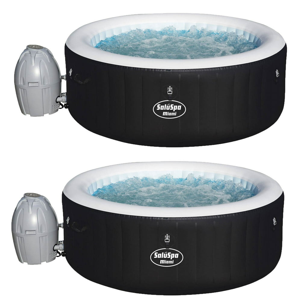 Bestway Saluspa 71 X 26 Inch Inflatable Portable 4 Person Spa Hot Tub 2 Pack