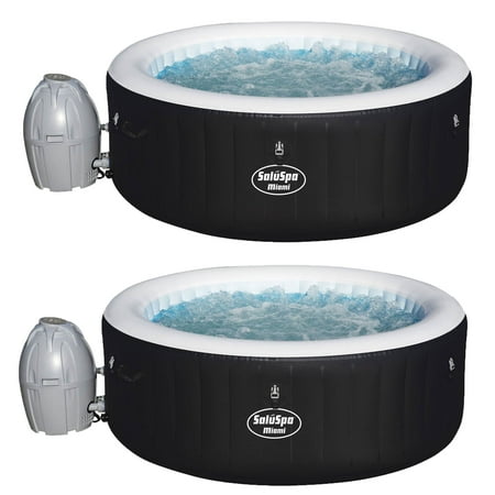 Bestway SaluSpa 71 x 26 Inch Inflatable Portable 4-Person Spa Hot Tub (2 (Best Way To Clean Jacuzzi Bathtub Jets)