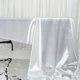 thumbnail image 1 of Mantel rectangular blanco de satén Efavormart de 60 x 126 pulgadas, ideal para banquetes, bodas, fiestas y restaurantes., 1 of 8