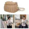 thumbnail image 2 of Bolso de Paja para Mujer Sunnimix Bandolera de almacenamiento 20x12cm, 2 of 8