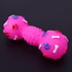thumbnail image 5 of Juguetes para perros con forma de mancuerna punteada para perros Squeeze Squeaky Pet Chew Toy (Rose Red) Likrtyny Para estrenar, 5 of 9