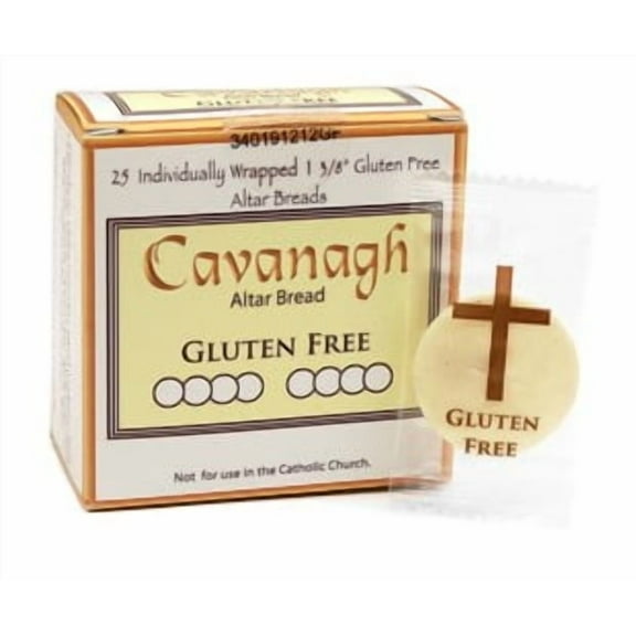 Gluten Free Communion Bread, Box Of 25 Wafers (1 3/8")