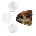 thumbnail image 3 of Lsque Vintage Shiba Inu Art Pattern Knitted Beanie, Unisex Winter Hat, Knit Hat Winter Beanies Thick Fisherman Beanies Cuffed Plain Skull Caps, 3 of 6