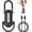 Black, variant on 1200LM Super Bright Mini Keychain Flashlight - USB-C Rechargeable Waterproof LED Torch, Tactical Aluminum Body for Camping & Emergencies